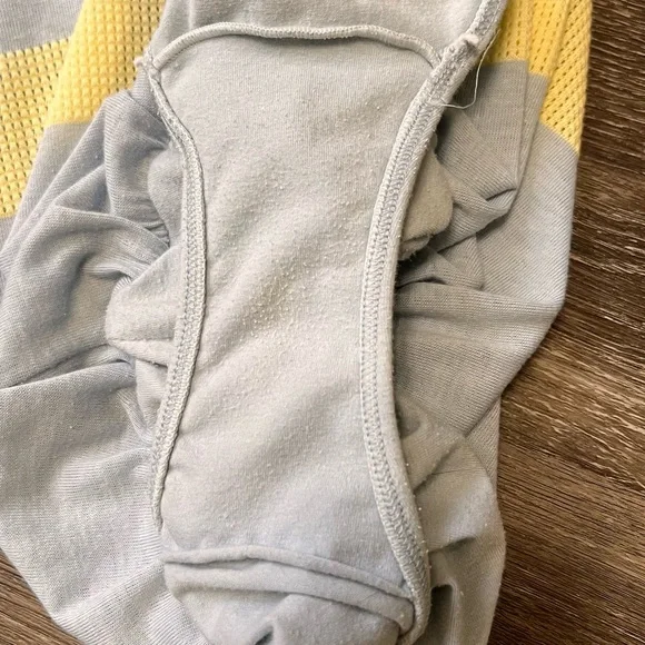 80’s Vintage Gray and Yellow Bodysuit One Piece - Picture 8 of 8